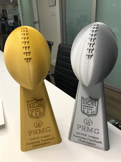 Bring Your Fantasy Football League to Life with 3D Printed Trophies